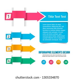 Abstract infographics number options template. Vector illustration. Can be used for workflow layout, diagram, business step options, banner, web design.