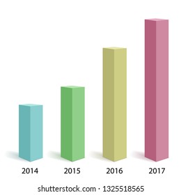 Abstract infographics number options template. Vector illustration for presentation, flyer or design banner. Business data visualization. Process chart.