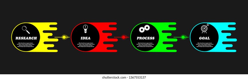 Abstract infographics number options template. Vector illustration. Can be used for workflow layout, diagram, business step options, banner, web design. EPS10