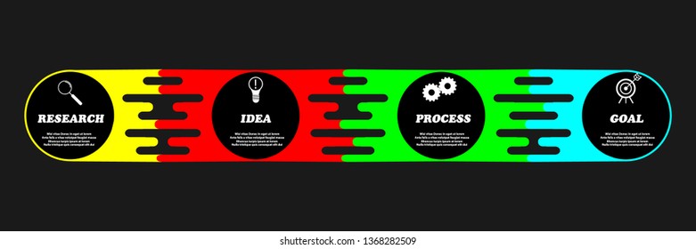 Abstract infographics number options template. Vector illustration. Can be used for workflow layout, diagram, business step options, banner, web design. EPS10