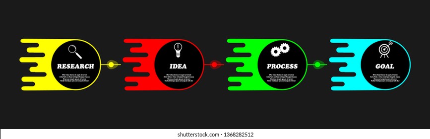 Abstract infographics number options template. Vector illustration. Can be used for workflow layout, diagram, business step options, banner, web design. EPS10