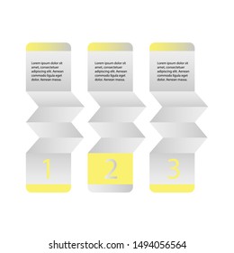 Abstract infographics number options template. Vector illustration. Can be used for workflow layout, diagram, business step options, banner, web design.