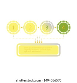 Abstract infographics number options template. Vector illustration. Can be used for workflow layout, diagram, business step options, banner, web design.