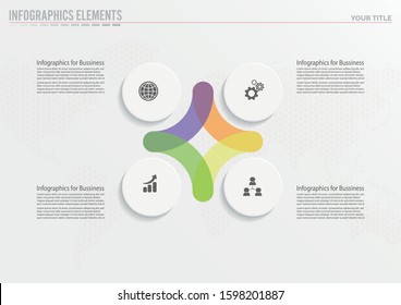 Abstract infographics number options template. Vector illustration. Can be used for workflow layout, diagram, business step options