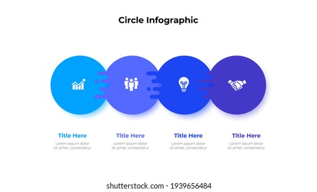 Abstract infographics number options template. Vector illustration. Can be used for workflow layout, diagram, business step options, banner and web design.