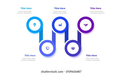 Abstract infographics number options template. Vector illustration. Can be used for workflow layout, diagram, business step options, banner and web design.