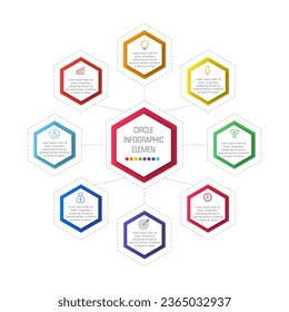 Abstract infographics number options template. Vector illustration. Can be used for workflow layout, diagram, business step options, banner, web design. Business data visualization