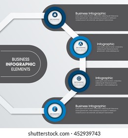 Abstract infographics number options template. Vector illustration. Can be used for workflow layout, diagram, business step options, banner, web design.