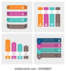 Abstract infographics number options template. Vector illustration. Can be used for workflow layout, diagram, business step options, banner, web design.