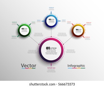 Plantilla de opciones de número de infografías abstractas. Se puede utilizar para diseño de flujo de trabajo, diagrama, opciones de paso empresarial, banner, diseño web. Pasos vectoriales 10