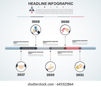 Abstract infographics number options template. Vector illustration. Can be used for workflow layout, diagram, business step options, banner, web design