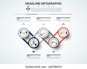 Abstract infographics number options template. Vector illustration. Can be used for workflow layout, diagram, business step options, banner, web design