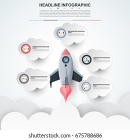 Abstract infographics number options template. Vector illustration. Can be used for workflow layout, diagram, business step option, banner, web design