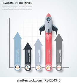 Abstract infographics number options template. Vector illustration. Can be used for workflow layout, diagram, business step option, banner, web design.