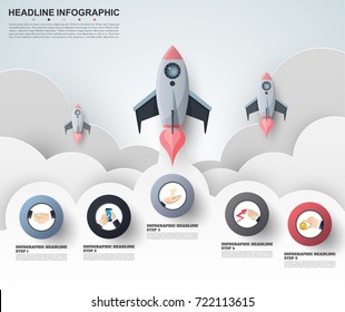 Abstract infographics number options template. Vector illustration. Can be used for workflow layout, diagram, business step option, banner, web design.