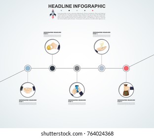 Abstract infographics number options template. Vector illustration. Can be used for workflow layout, diagram, business step options, banner, web design.