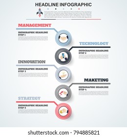 Abstract infographics number options template. Vector illustration. Can be used for workflow layout, diagram, business step options, banner, web design.