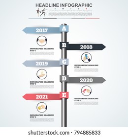 Abstract infographics number options template. Vector illustration. Can be used for workflow layout, diagram, business step options, banner, web design.