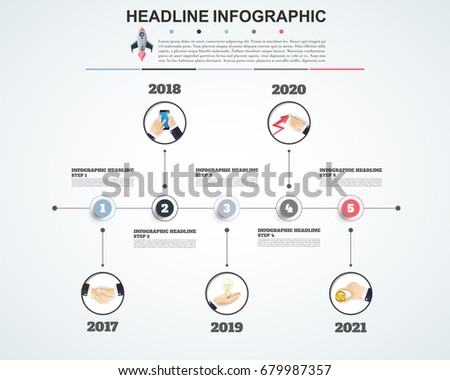 Abstract infographics number options template. Vector illustration. Can be used for workflow layout, diagram, business step options, banner, web design.