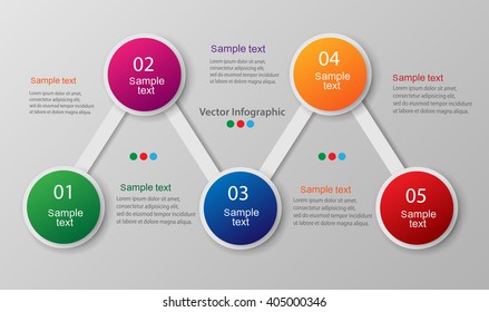 Abstract infographics number options template.Vector. eps 10. Can be used for workflow layout, diagram, number options, web design.