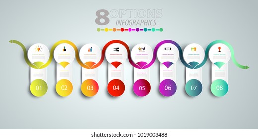 Abstract infographics number template with 3D and option or step,Business concept, Blank space for content, business, infographic, diagram, process ,template, timeline, book cover, flowchart, info
