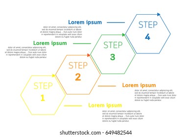 Abstract infographics number template. Vector illustration. Can be used for workflow layout, diagram, business step options, banner, web design.