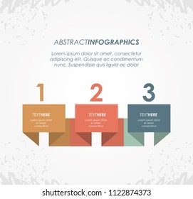 abstract infographics with numbers sketches