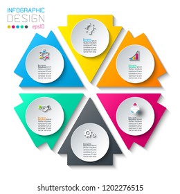 Abstract infographics on vector graphic art.