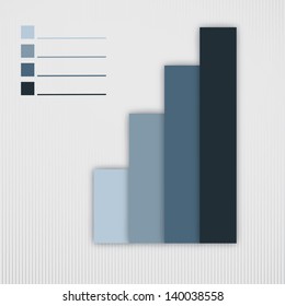 Abstract infographics paper.