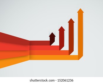 Abstract infographics paper. 