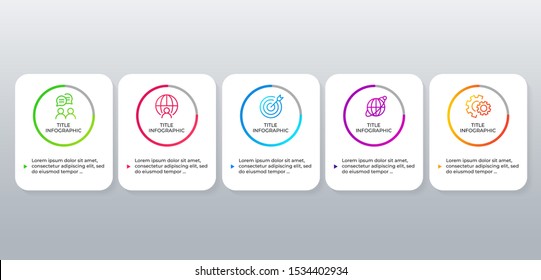 Abstract infographics steps template. Vector illustration. Can use for workflow layout, data, banner, business, presentation