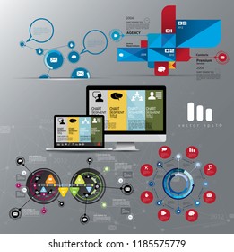 Abstract infographics template. Vector illustration.