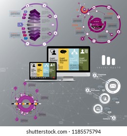 Abstract infographics template. Vector illustration.