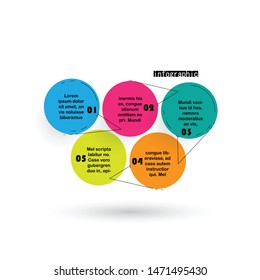 Abstract infographics template. Vector illustration