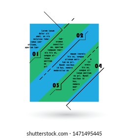 Abstract infographics template. Vector illustration