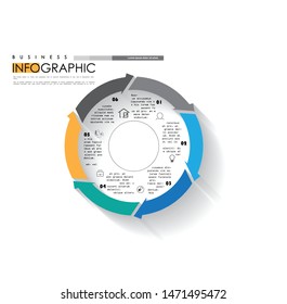 Abstract infographics template. Vector illustration