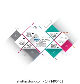 Abstract infographics template. Vector illustration