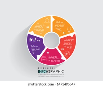 Abstract infographics template. Vector illustration
