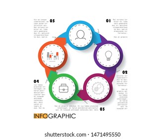 Abstract infographics template. Vector illustration