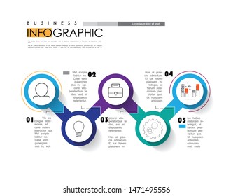 Abstract infographics template. Vector illustration