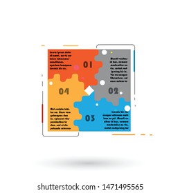 Abstract infographics template. Vector illustration