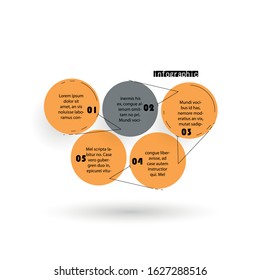 Abstract infographics template. Vector illustration