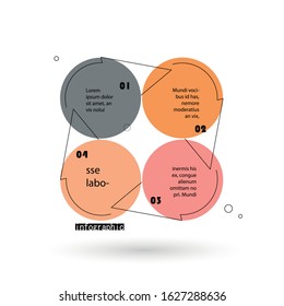 Abstract infographics template. Vector illustration