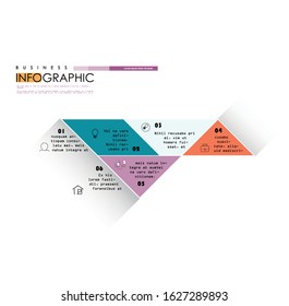 Abstract infographics template. Vector illustration