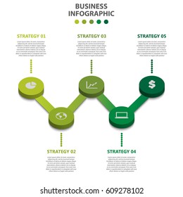 Abstract infographics template. Vector illustration. Can be used for workflow layout, diagram, business step options, banner, web design. EPS10