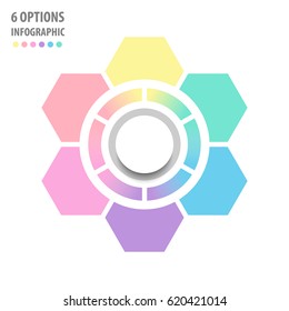 Abstract infographics template. Vector illustration. Can be used for workflow layout, diagram, business step options, banner, web design. EPS10