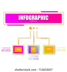 Abstract infographics template vector illustration