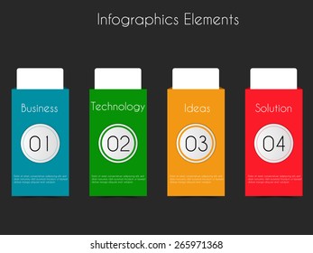 Abstract Infographics templates.