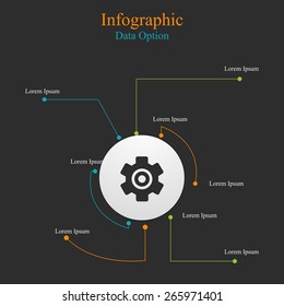 Abstract Infographics templates.