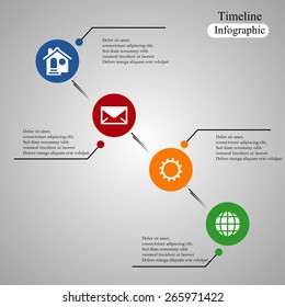 Abstract Infographics templates.